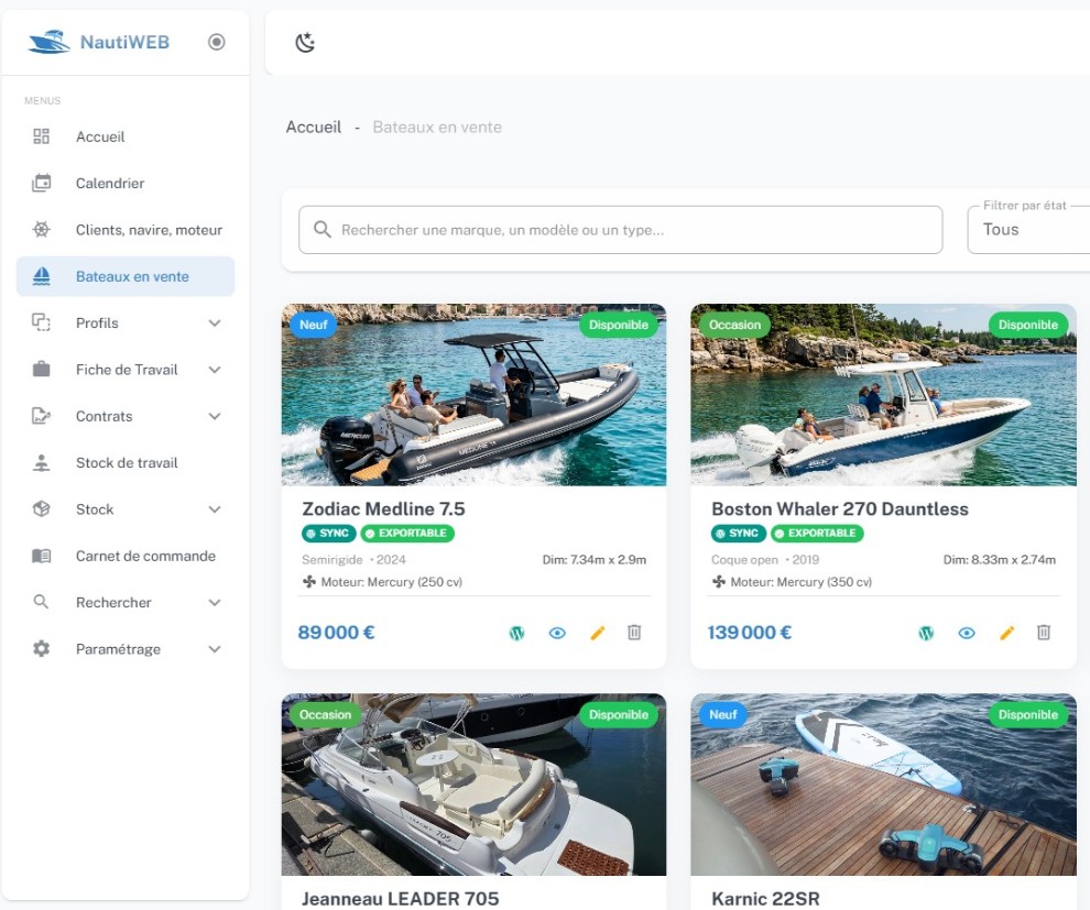 NauticData L'agence